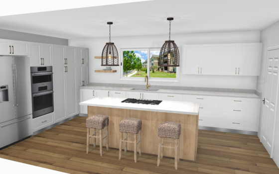 The Islander kitchen layout