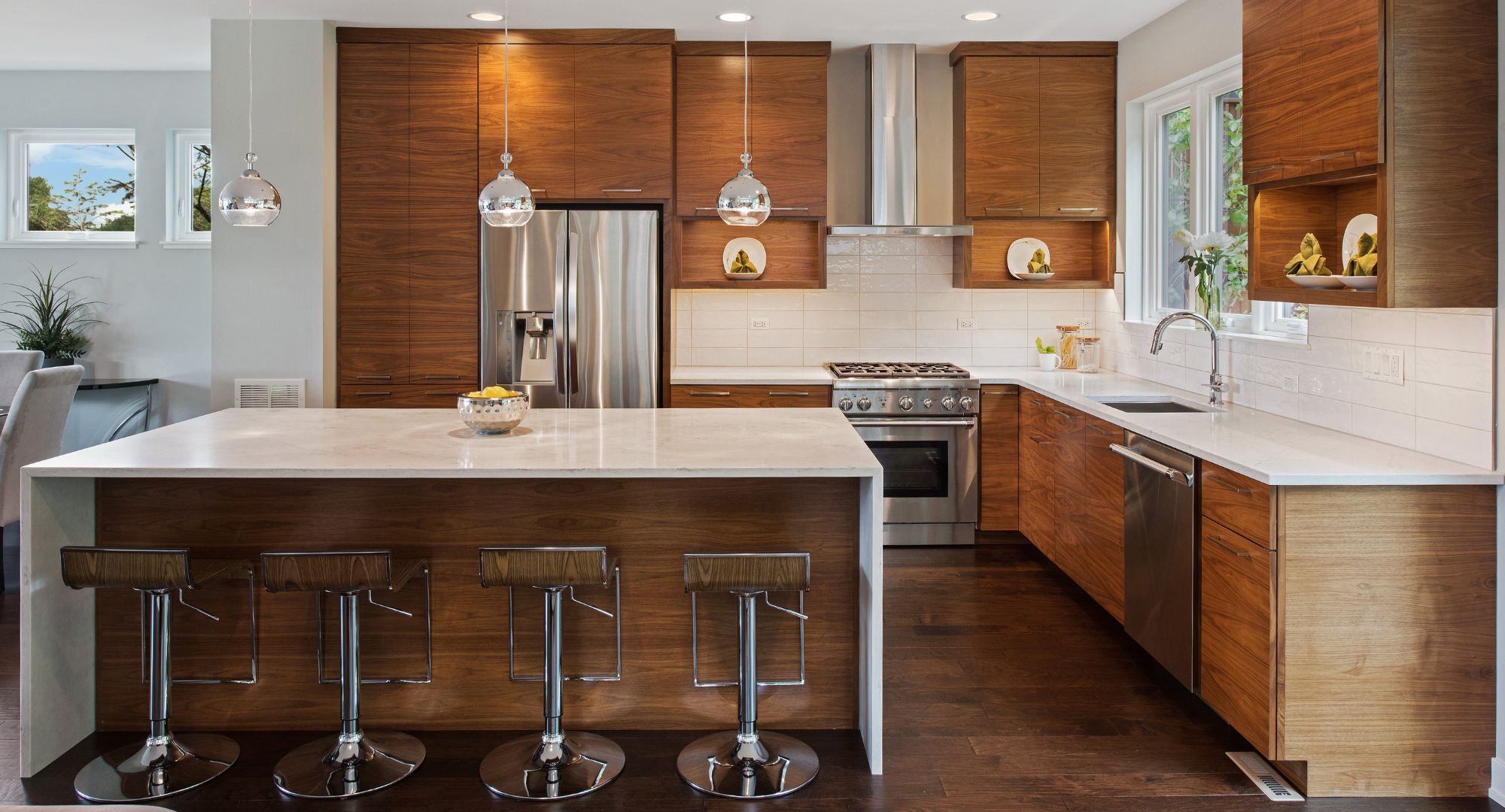 Kitchen with nice cabinets