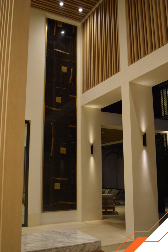 wall feature by Fiberpol